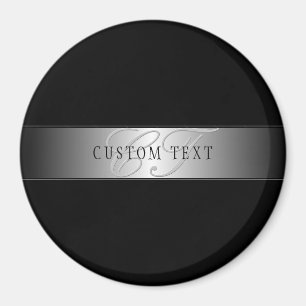 Imã Escrita em Rótulo de Letra Maiúscula Elegante Edit