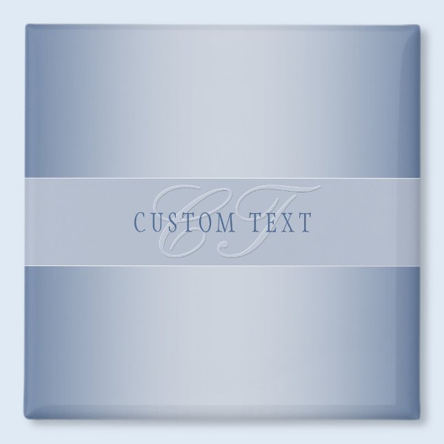 Imã Escrita em Script de Monograma Elegante e Editável (Criador carregado)