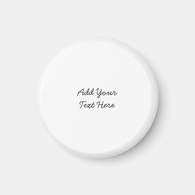 Imã Escrita manual profissional adicionar texto modern (Frente)