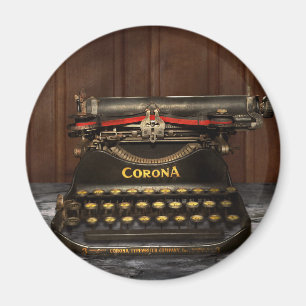 Imã Escritor - Máquina de escrever - Minha Corona