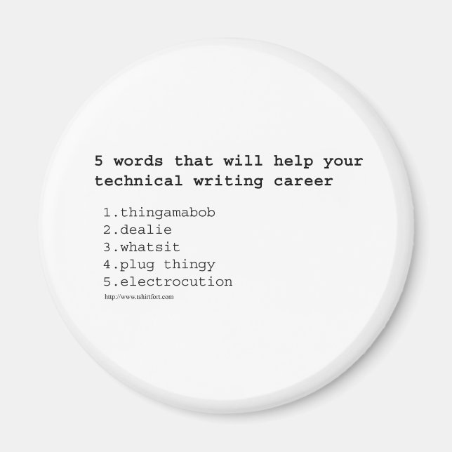 Imã Escritor técnico (Frente)