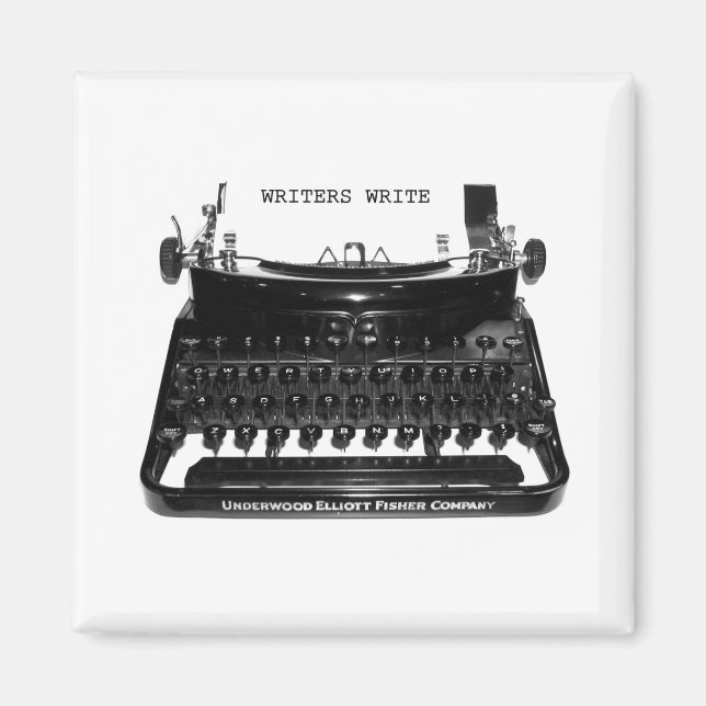 Imã Escritores Escrevem Magnet (Frente)
