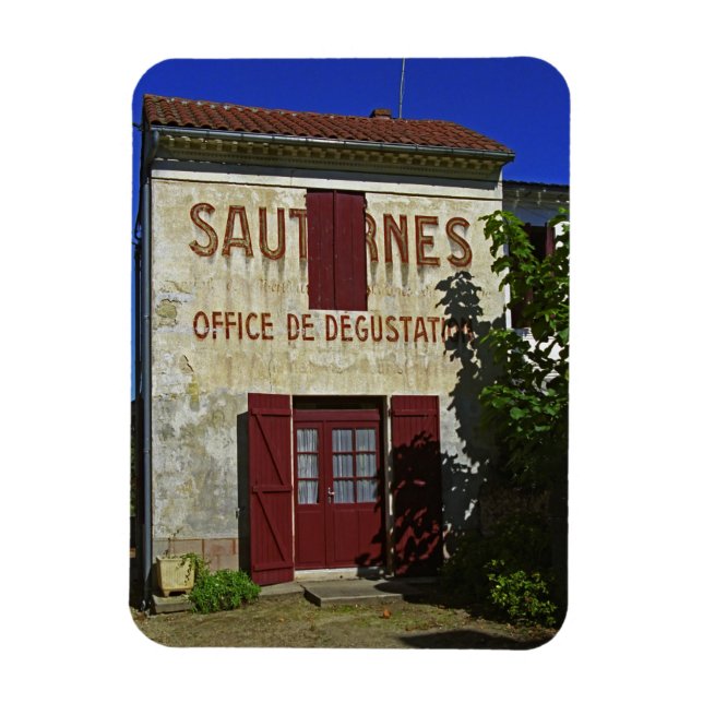 Ímã Escritório de Degustação de Sauternes (Degustação  (Vertical)
