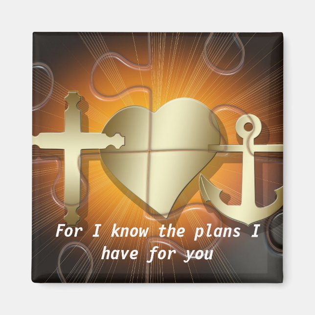 Imã Escritura de Bíblia de Cristianismo (Frente)