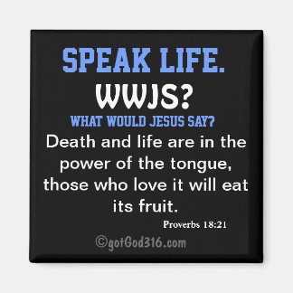 Imã Escritura de Falar Vida. gotGod316.com