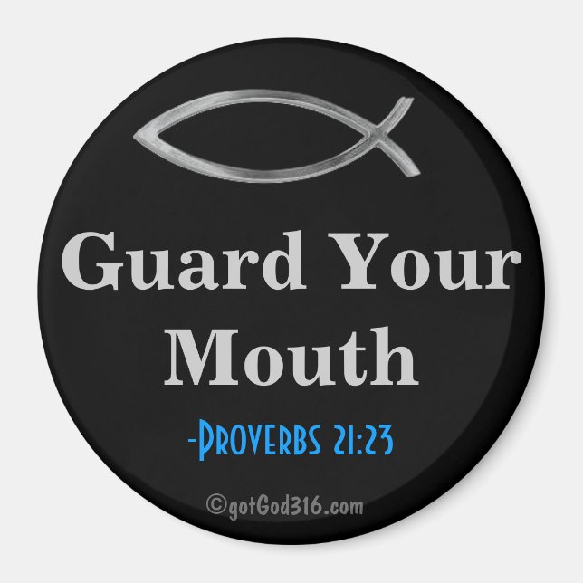 Imã Escritura de guarda gotGod316.com (Frente)
