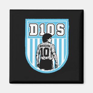 Imã Escudo D10s Diego Maradona Dge Futebol Retrô