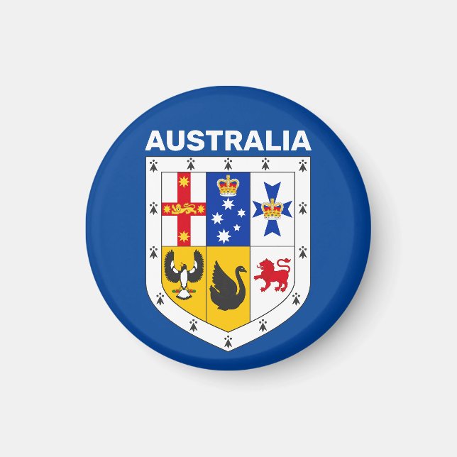 Imã Escudo da Austrália (Frente)