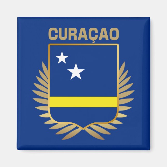 Imã Escudo do Sinalizador Curacao (Frente)