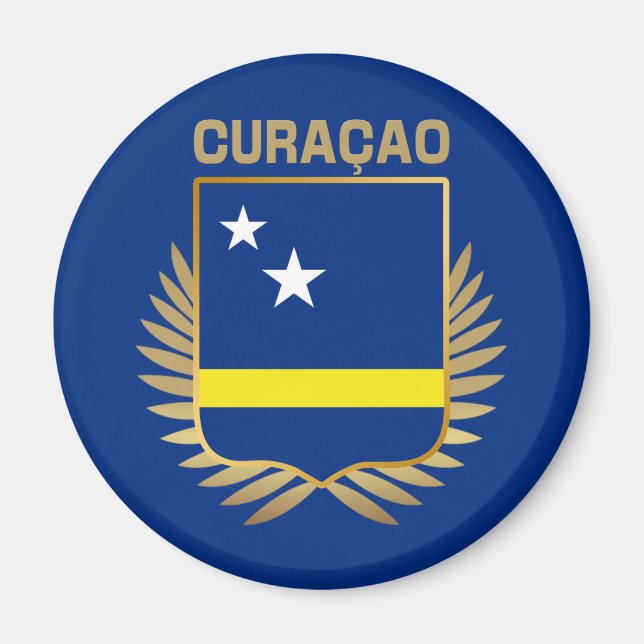 Imã Escudo do Sinalizador Curacao (Frente)