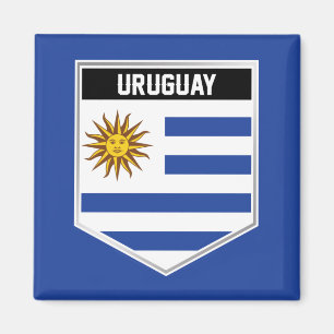 Imã Escudo do Sinalizador Uruguai