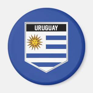 Imã Escudo do Sinalizador Uruguai