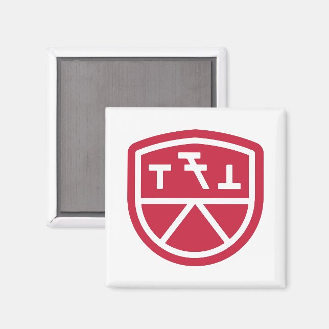 Imã Escudo Phi Sigma Kappa (Front/Back)