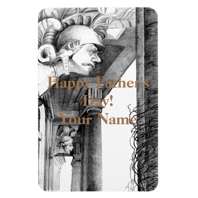 Ímã Escultura de Arte Lápis do Castelo (Vertical)