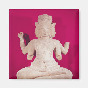 Imã Escultura de Brahma com quatro caras 2