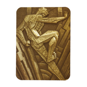 Ímã Escultura do art deco do vintage