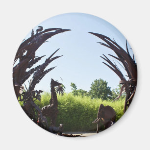 Imã Escultura do jardim zoológico do Saint Louis