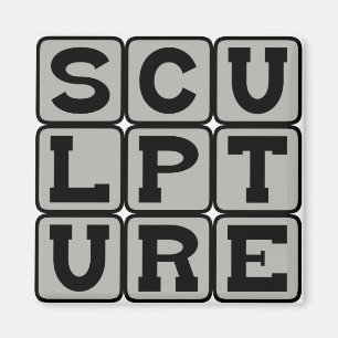 Imã Escultura, Forma de Arte Física