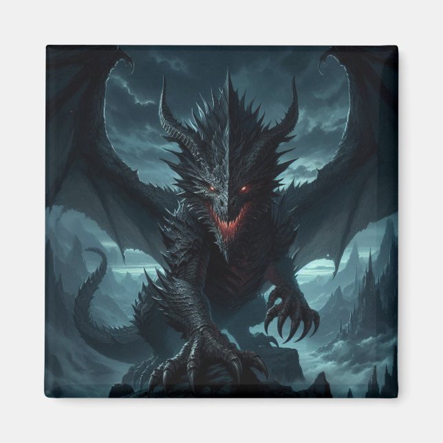 Imã Escuro, Dragão Medieval (Frente)