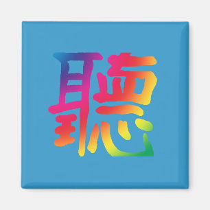 Imã Escuta o caráter chinês