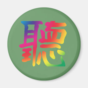 Imã Escuta o caráter chinês