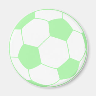 Imã Esfera de futebol do Pastel Green