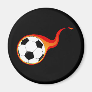 Imã Esfera de futebol flamejante