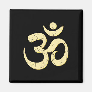 Imã Esfera Rica Símbolo Om Omkar Aum Espiritual Yoga M