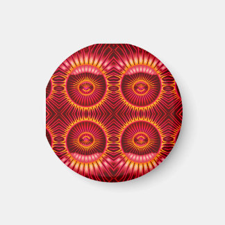 Imã Esferas de Energia Laranja e Vermelho Padrão