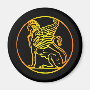 Imã Esfinge Dourada