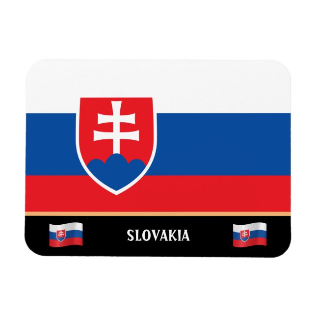 Ímã Eslováquia Bandeira e Eslováquia viagem / Eslováqu (Horizontal)