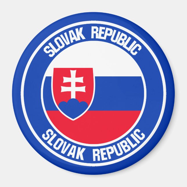 Imã Eslováquia Round Emblem (Frente)