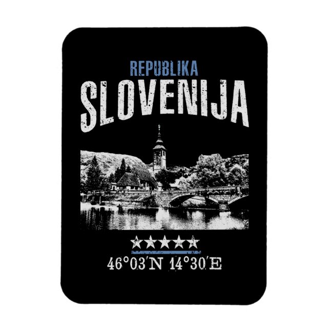 Ímã Eslovênia (Vertical)