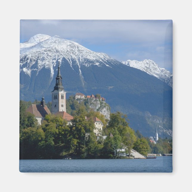Imã Eslovênia, Bled, Lago Bled, Ilha Bled, Bled (Frente)