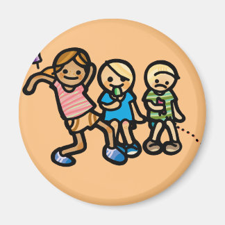 Imã esmaecida no botão.