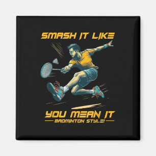 Imã Esmagamento Intenso - Badminton Power Plays Badmin
