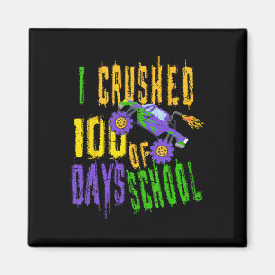 Imã Esmagei 100 dias de escola - Monster Truck Love