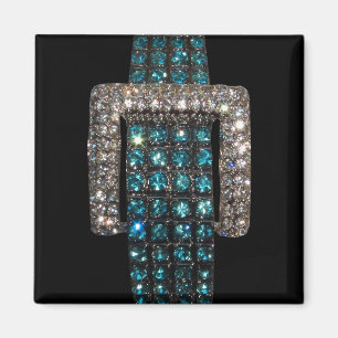 Imã Esmeraldas e arte Bling Bling dos diamantes