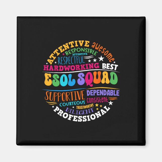 Imã Esol Squad Teachers And Students Team Back To Scho (Frente)