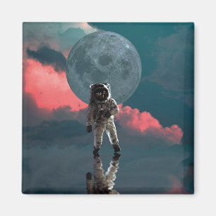 Imã Espaço Astronauta de Arte Exterior