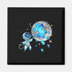 Imã Espaço de Consciência Autismo Estende Astronauta N
