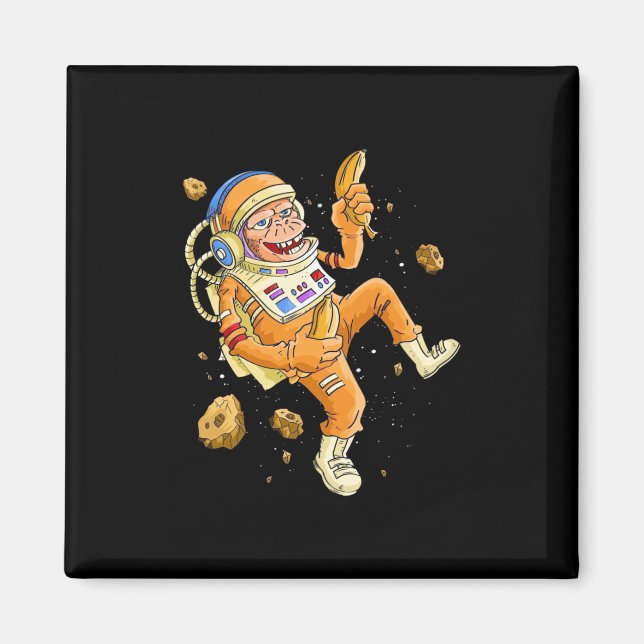 Imã Espaço do macaco astronauta (Frente)