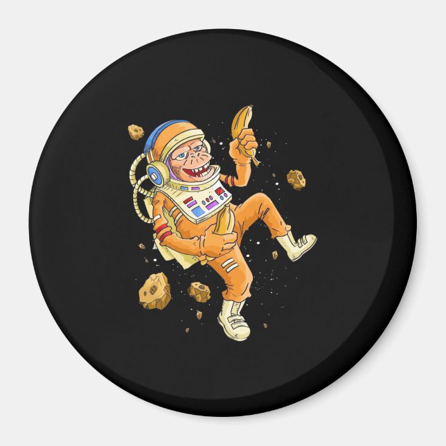 Imã Espaço do macaco astronauta (Frente)