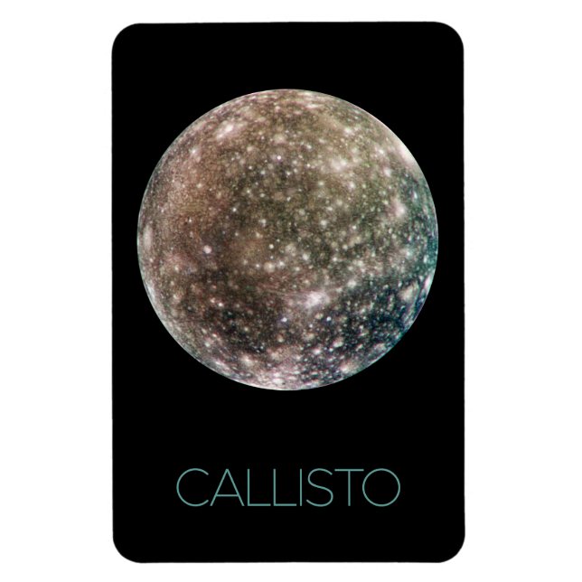 Ímã Espaço Exterior, Cosmos, Sistema Solar, Callisto d (Vertical)