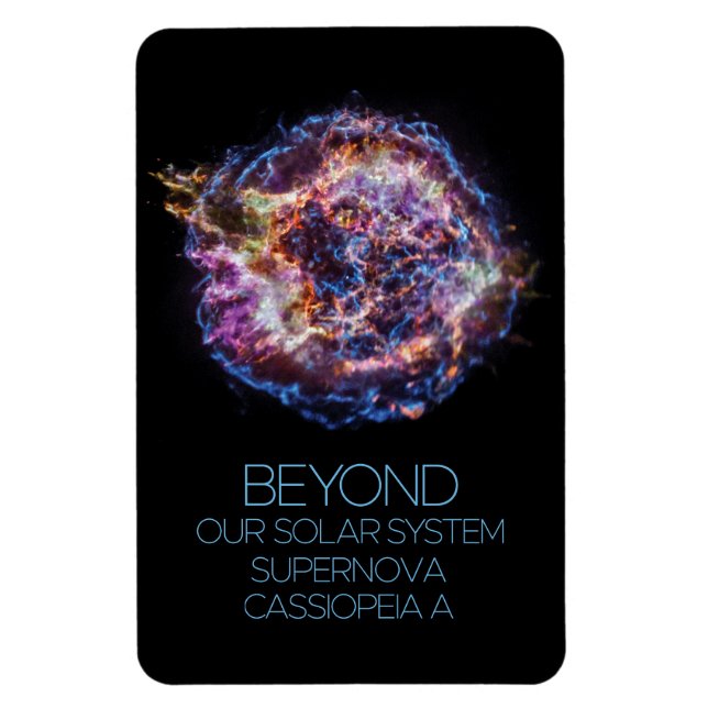 Ímã Espaço Exterior, Cosmos, Supernova Cassiopeia A (Vertical)