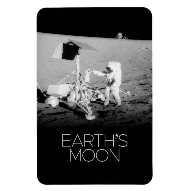 Ímã Espaço Exterior, Galáxia, Sistema Solar, Lua da Te (Vertical)