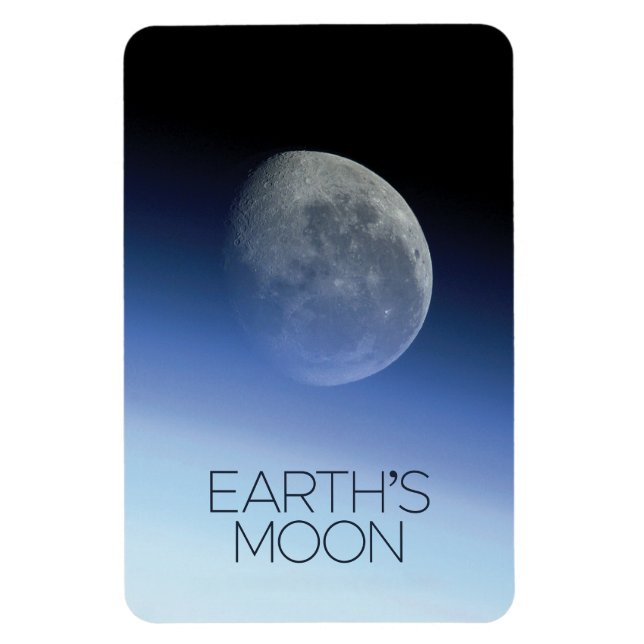 Ímã Espaço Exterior, Galáxia, Sistema Solar, Lua da Te (Vertical)