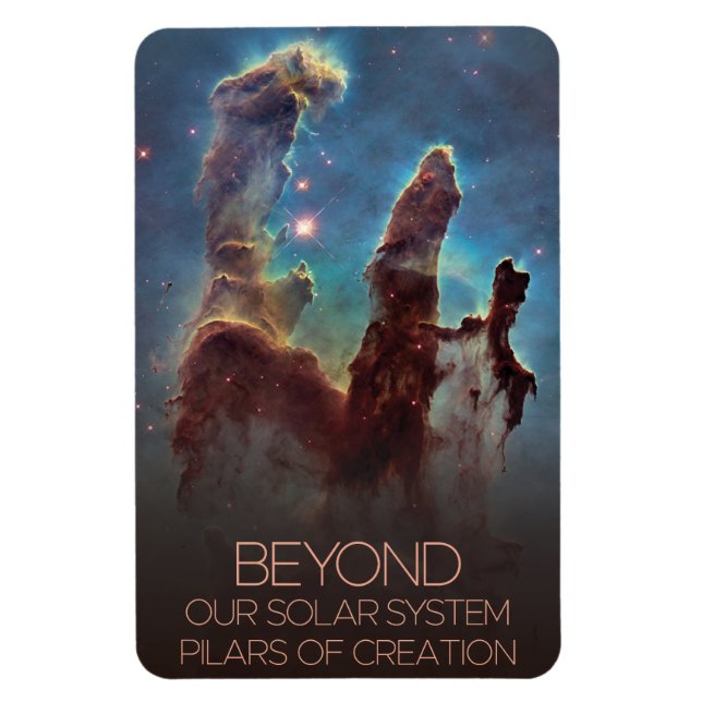 Ímã Espaço Exterior, Galáxia, Via Látea, Pilares De Cr (Vertical)