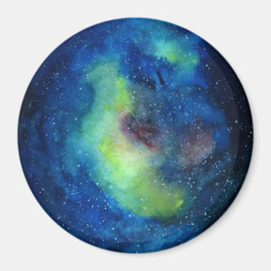 Imã Espaço Grande, Imagem Redonda De 7,6 Cm