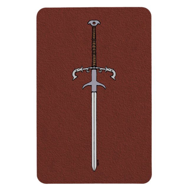 Ímã Espada do século XVI/Espada Processiva (Vertical)